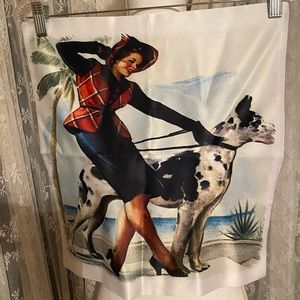 Retro style pillow cover.